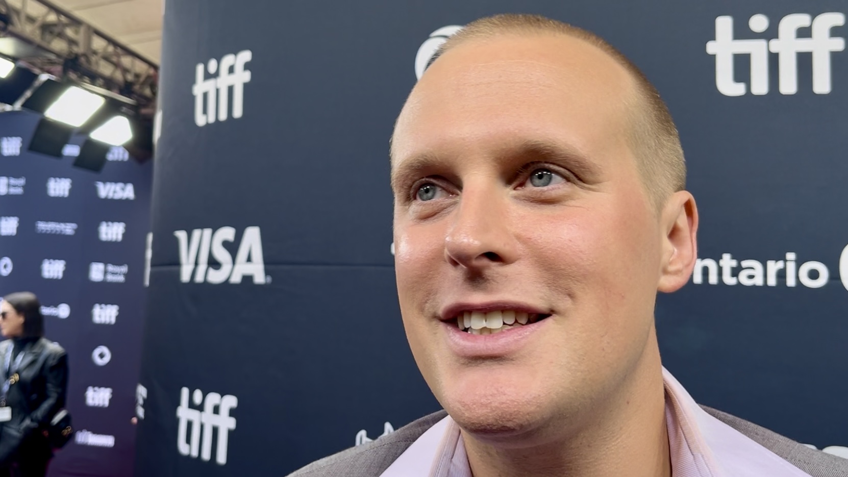 John Early at the TIFF premiere of Maddie’s Secret.