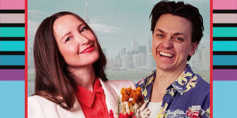 Leah Fay Goldstein as Andie and Peter Dreimanis as Ryan in poster for ‘Middle Life’
