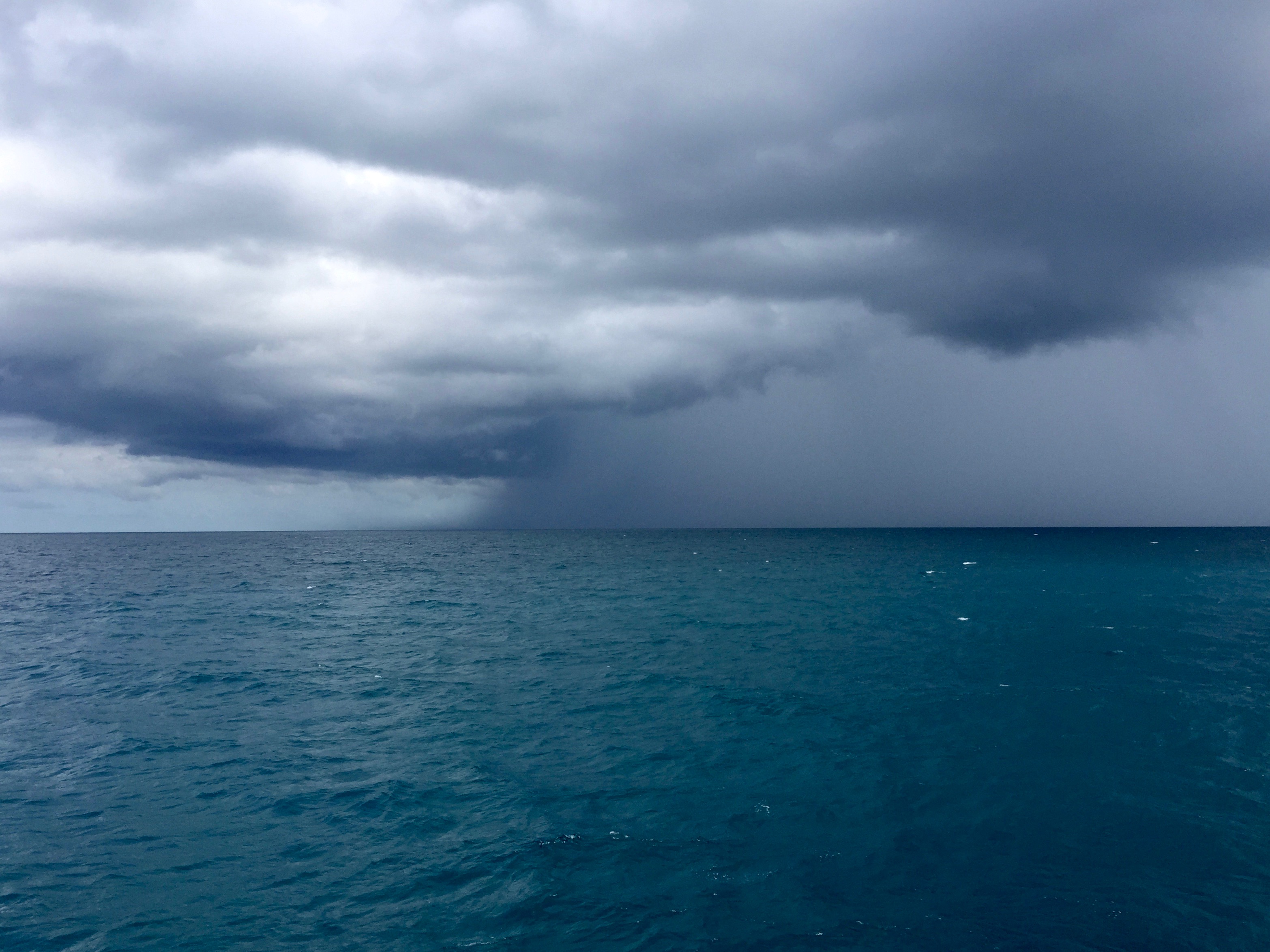 A beautiful storm on the 2 hour ferry to Koh Tao.