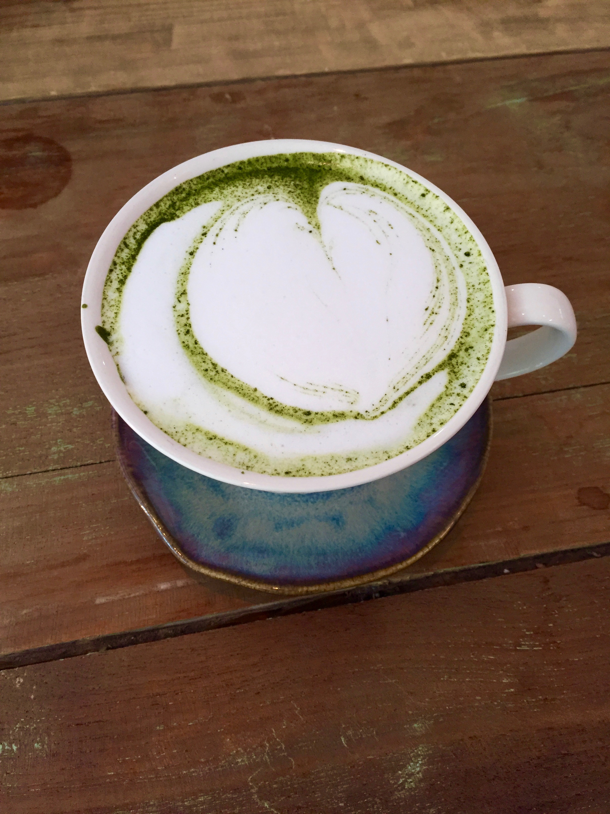 Green tea lattes <3