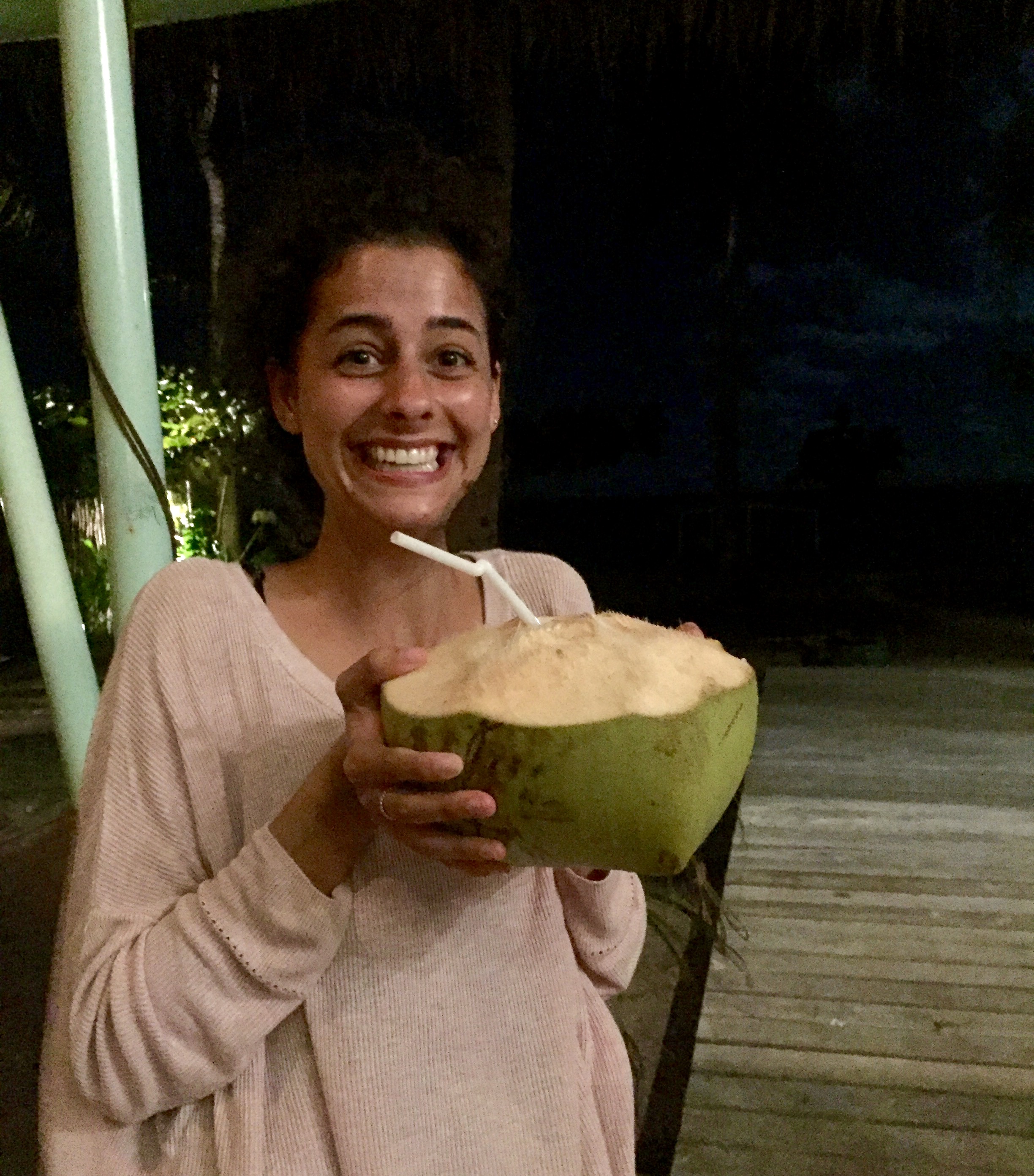 This coconut was filled with rum <3