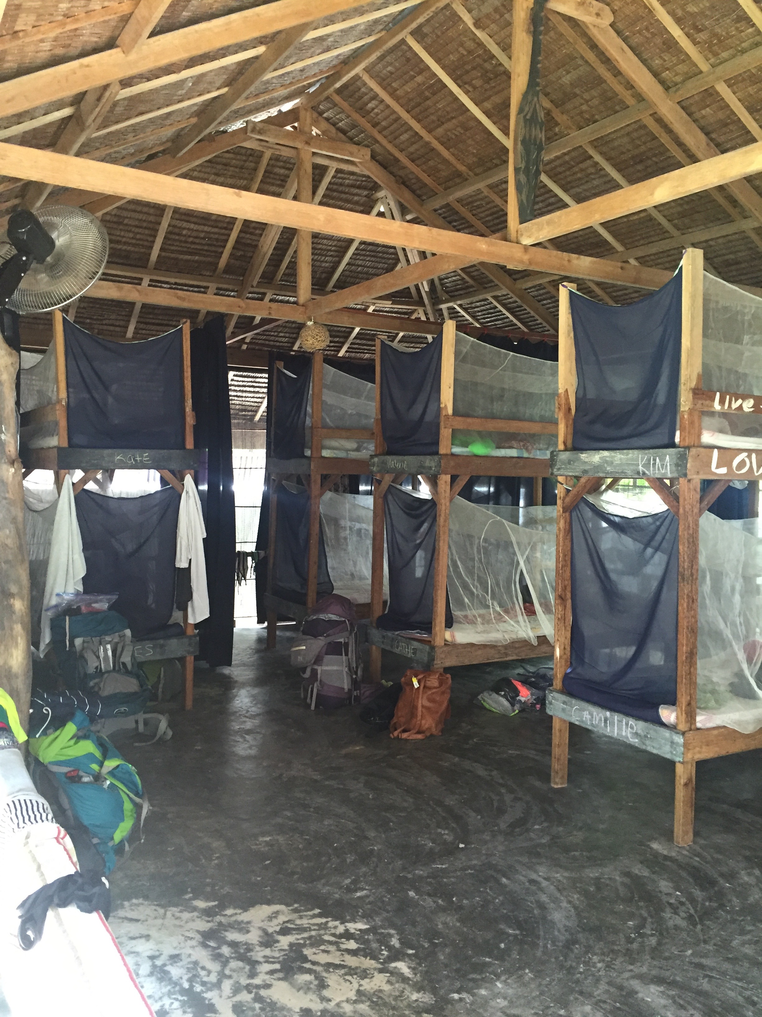 My hostel. I love sleeping outside <3