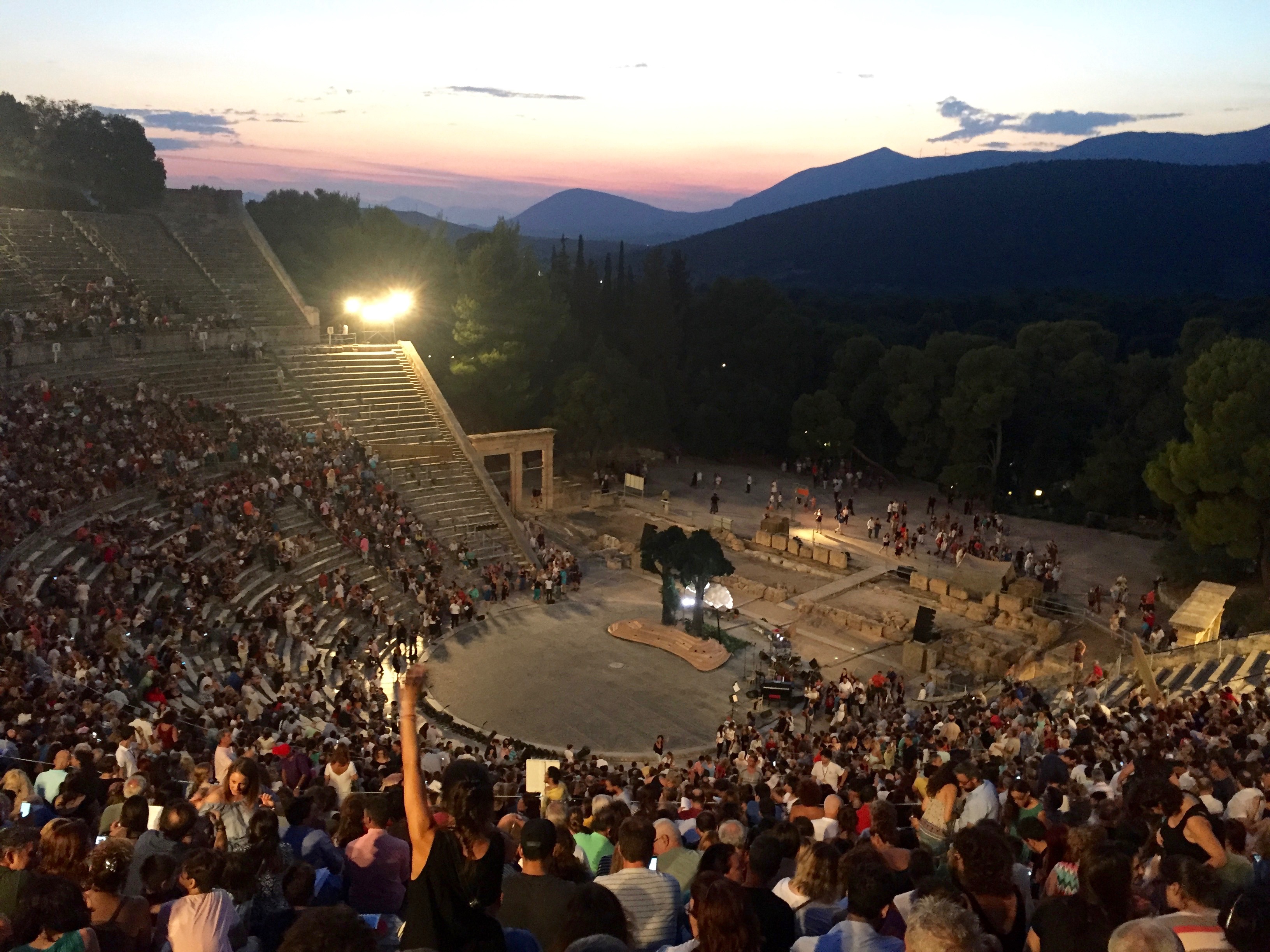 Ancient Theatre of Epidaurus, Greece.