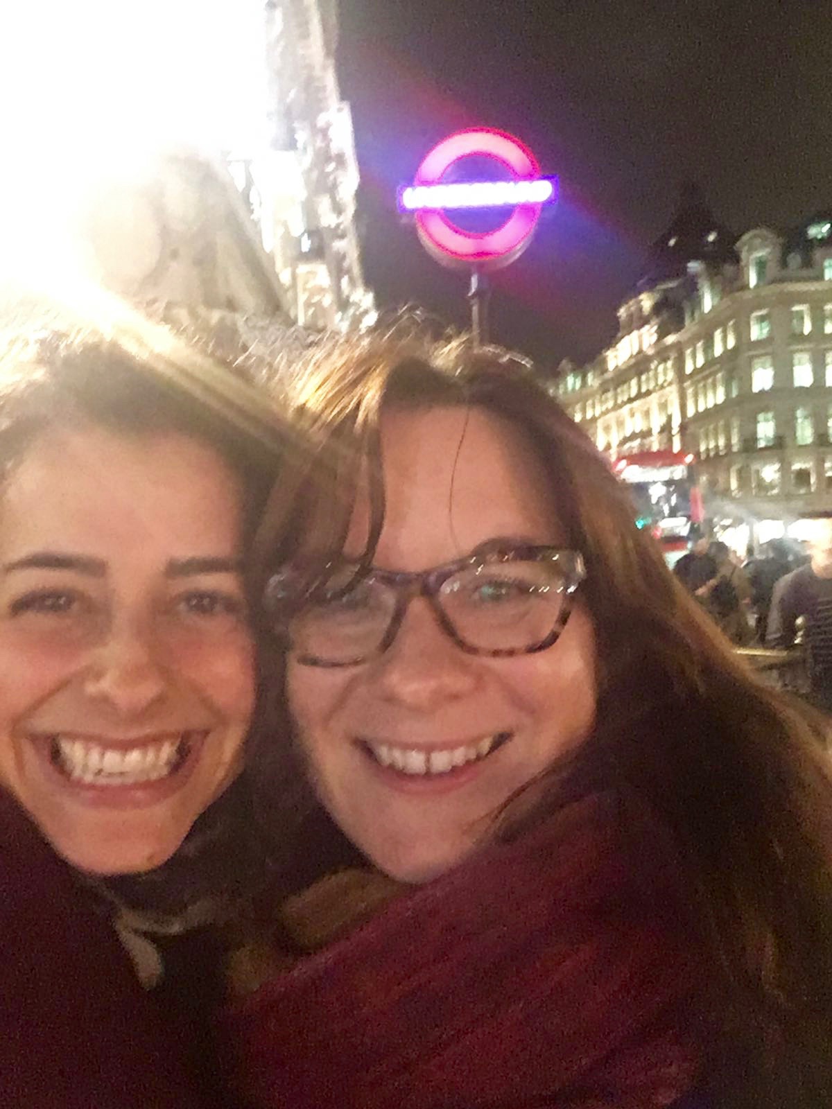 My first night in London! KJ took me for dinner.
