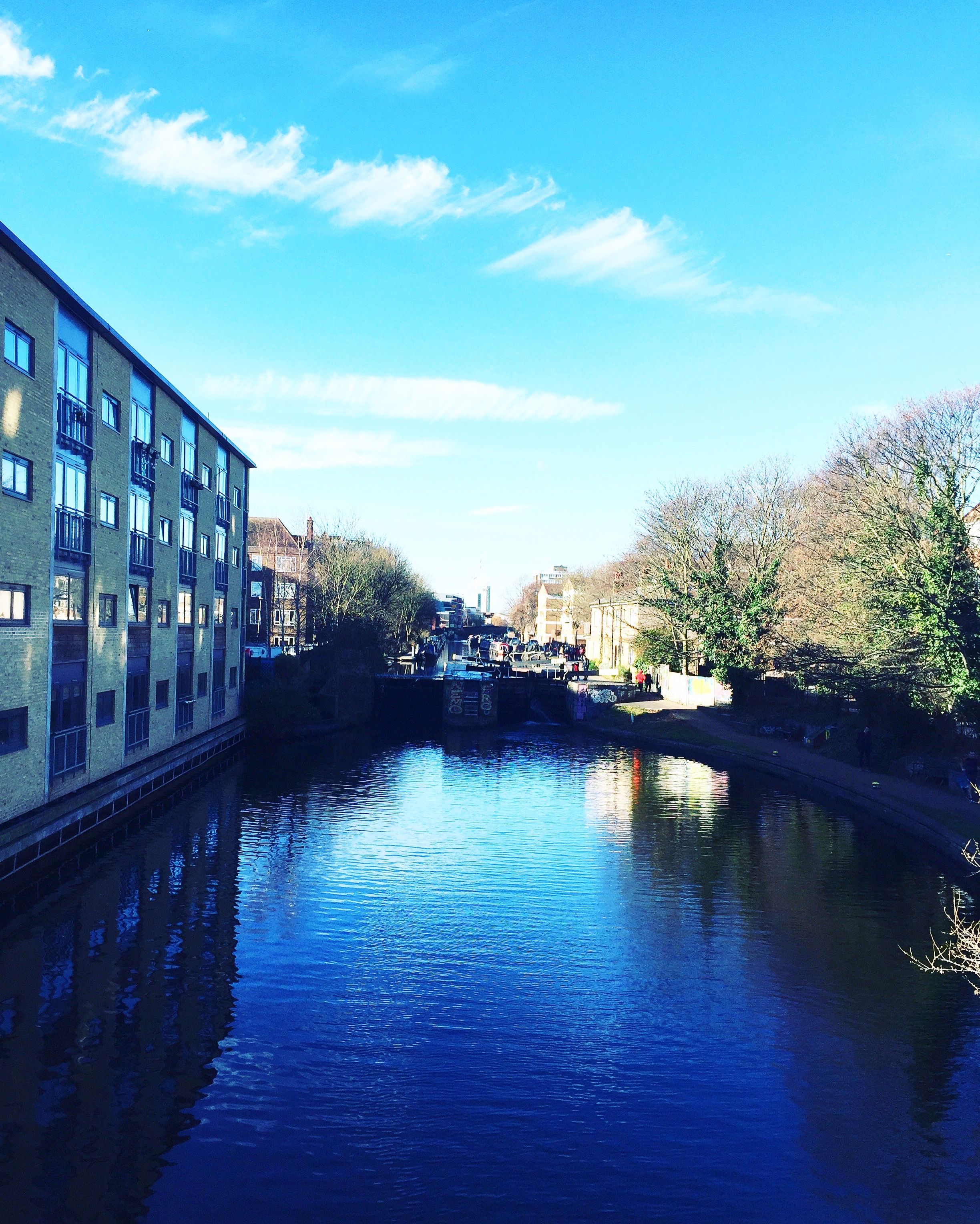 The beautiful East London canal.