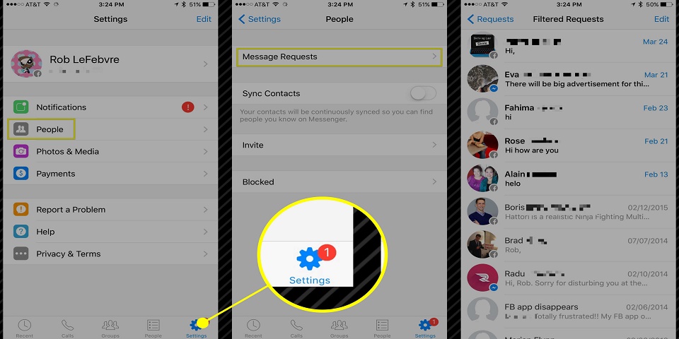 Cómo leer tus mensajes “ocultos” en Facebook