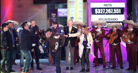 Teletón recaudó más de 361 millones de pesos