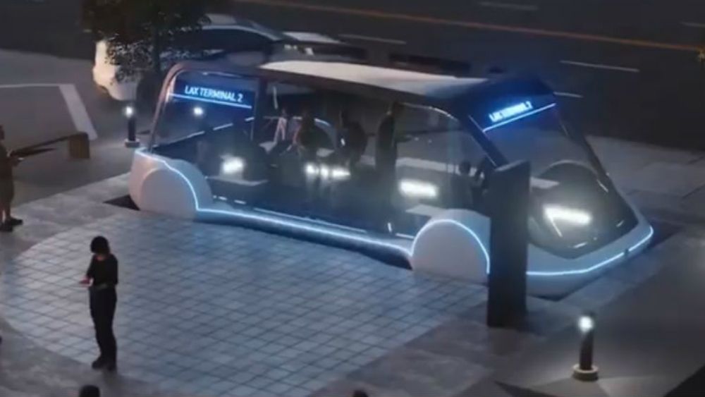 #Video El alucinante sistema de transporte subterráneo de Elon Musk