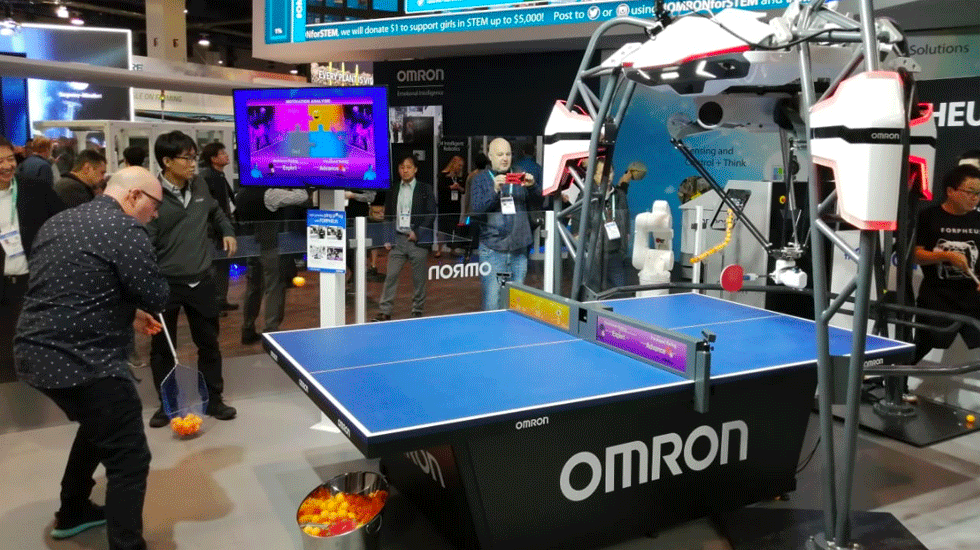#Video Forpheus, el robot capaz de vencer a campeones de ping-pong