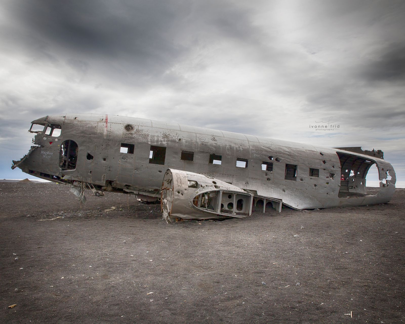 avión DC3 en Islandia