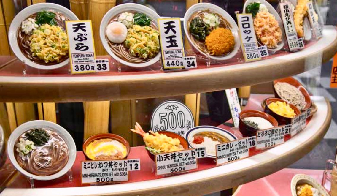 Sampuru: la comida de plástico de Japón