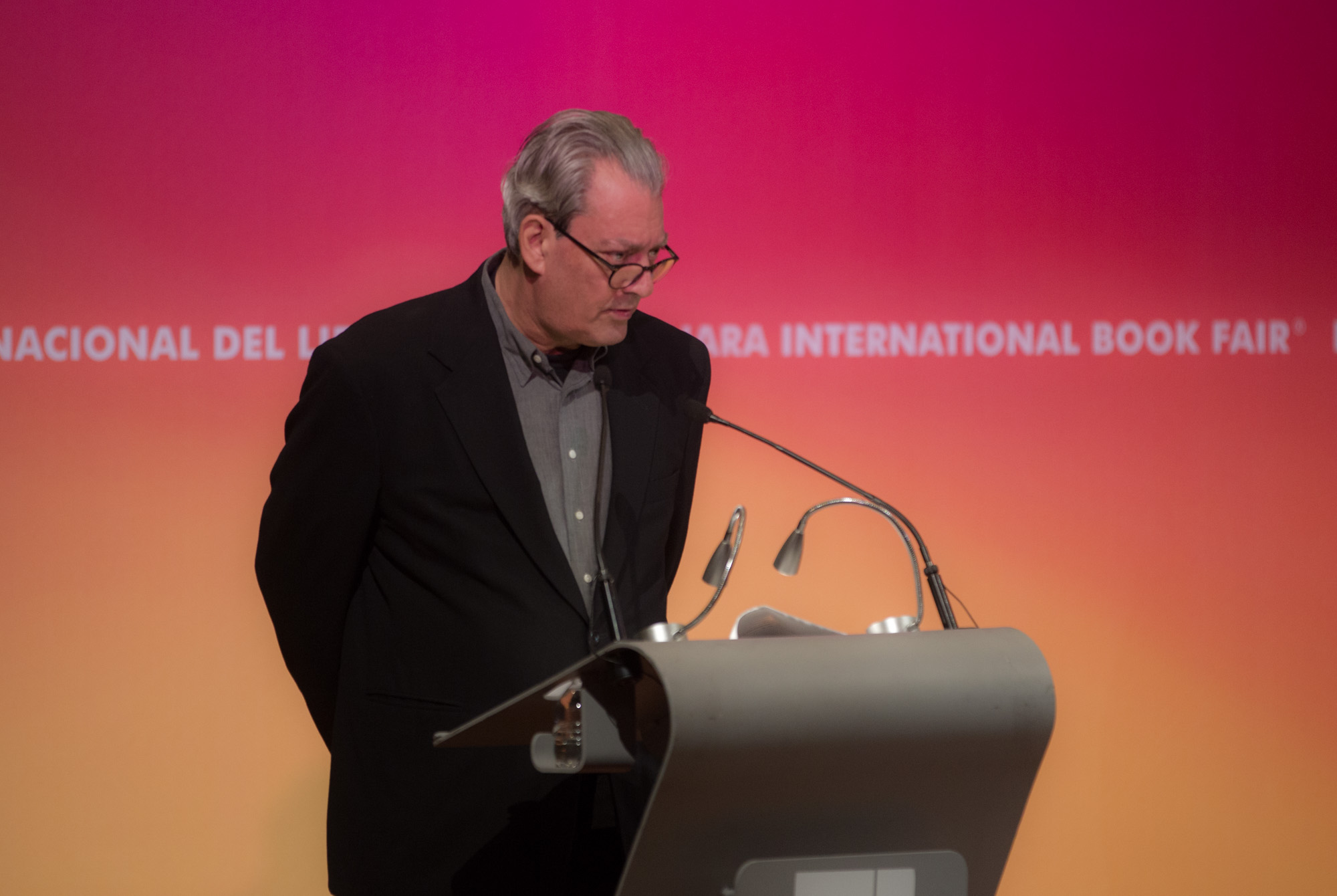 El mundo de las letras lamenta la muerte de Paul Auster. Foto de FIL Guadalajara