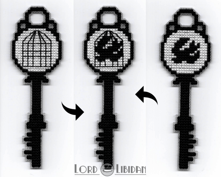 Read more about the article Bioshock Bird or Cage Cross Stitch by Lord Libidan