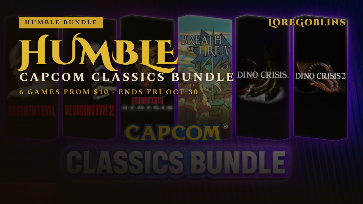 Humble Bundle Capcom Classics - 6 games from $10 · ends fri oct 30