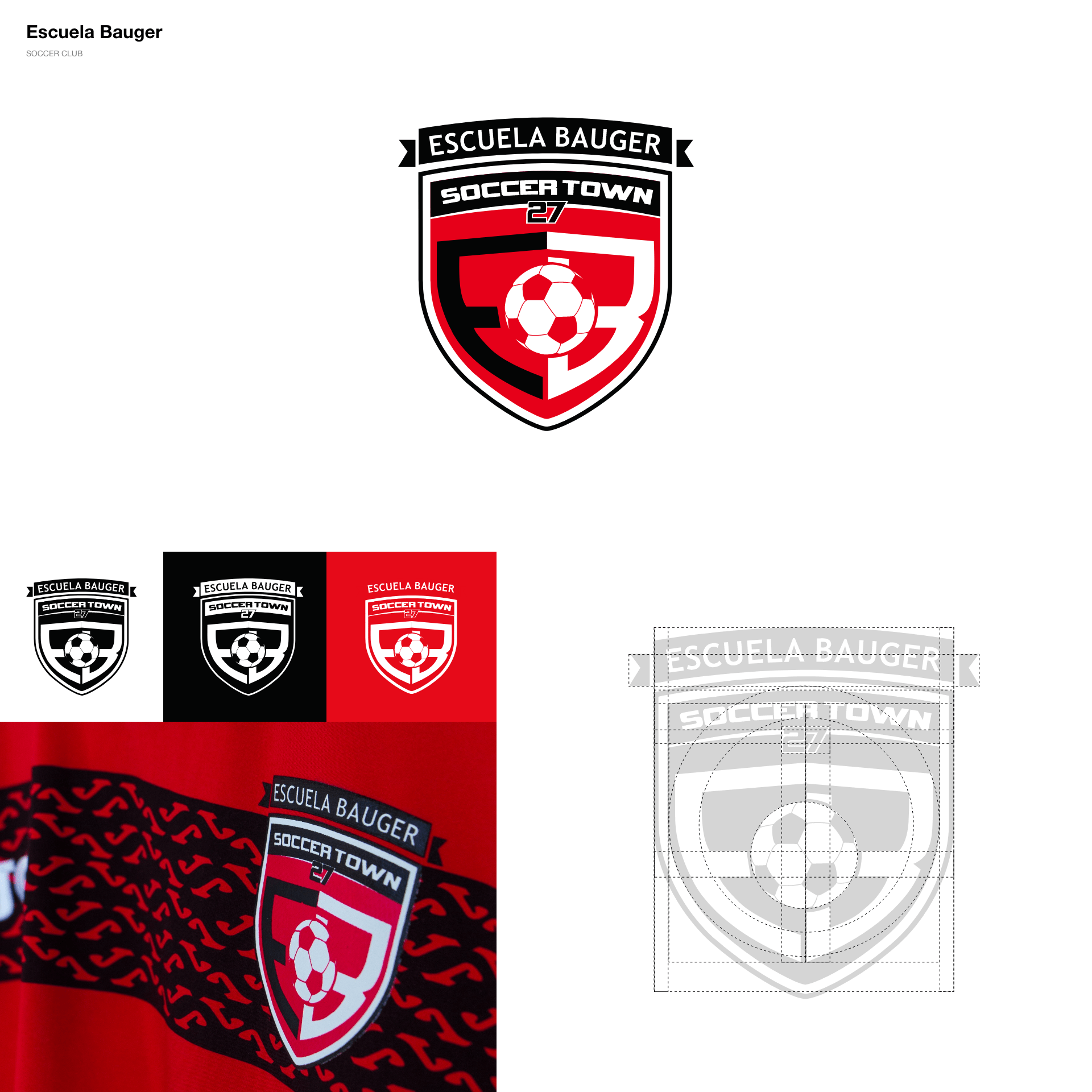 Escuela bauger Football Club Logo