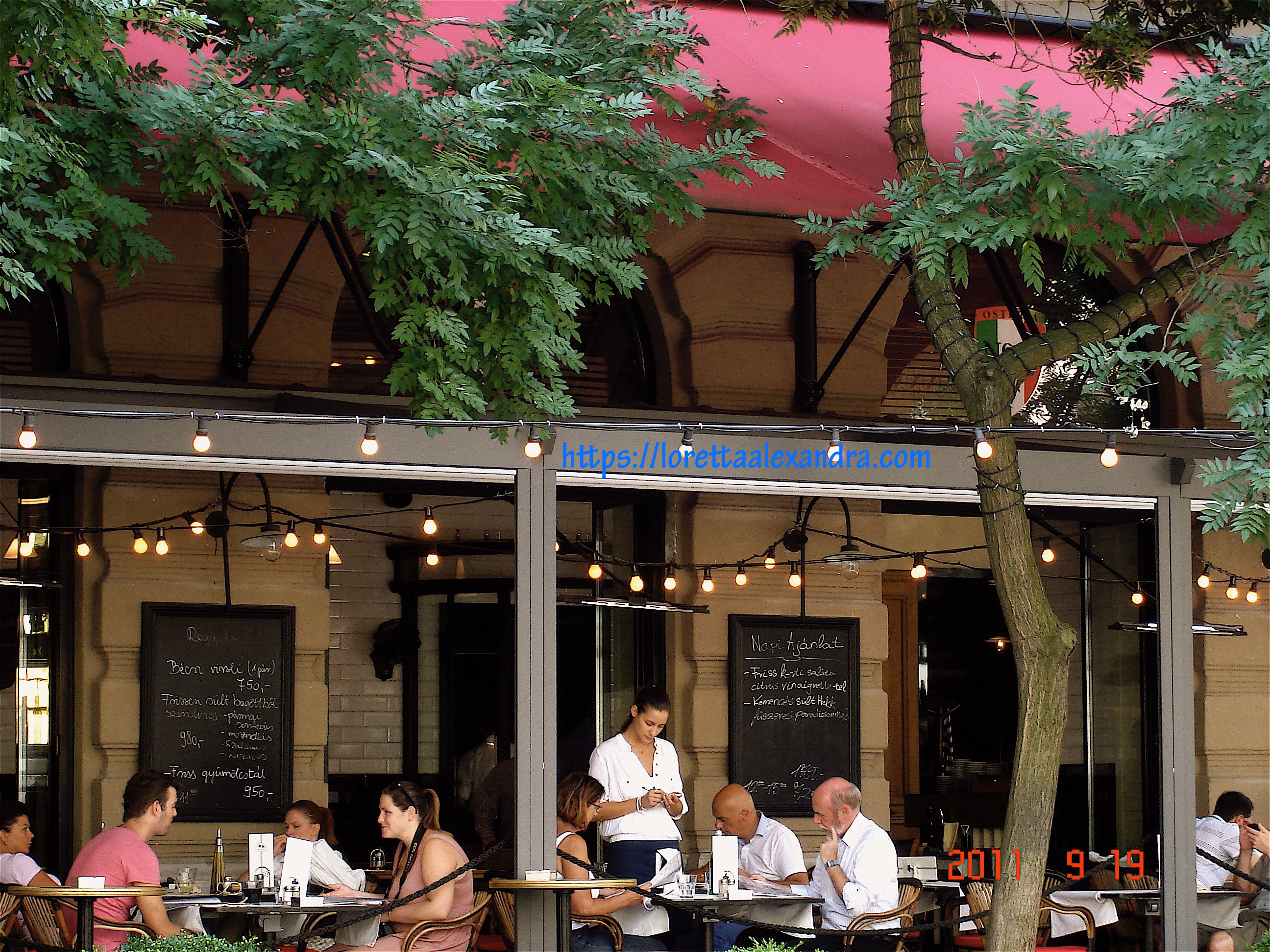 Dining near St. Stephen’s Basilica (Szent Istvan Bazilika)