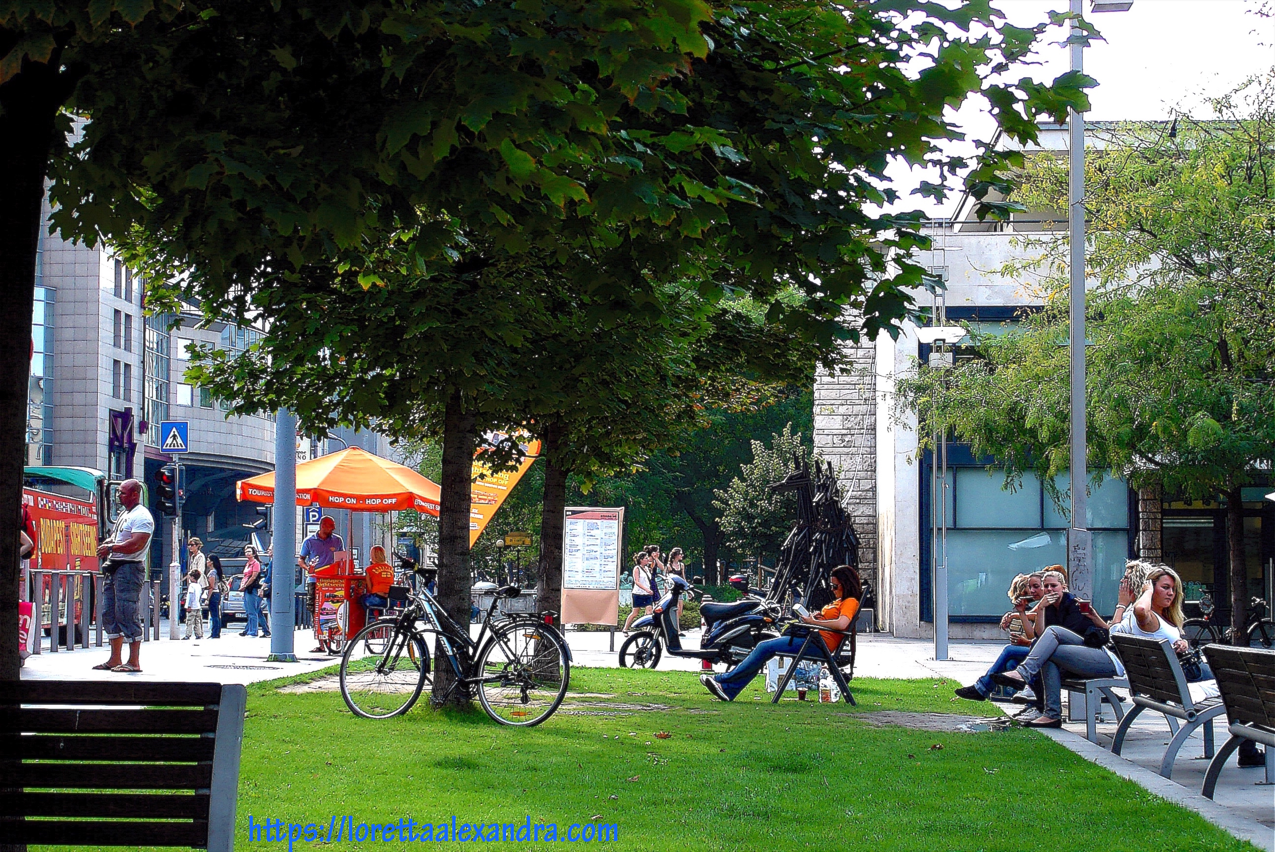 Deák Square, in Central Budapest