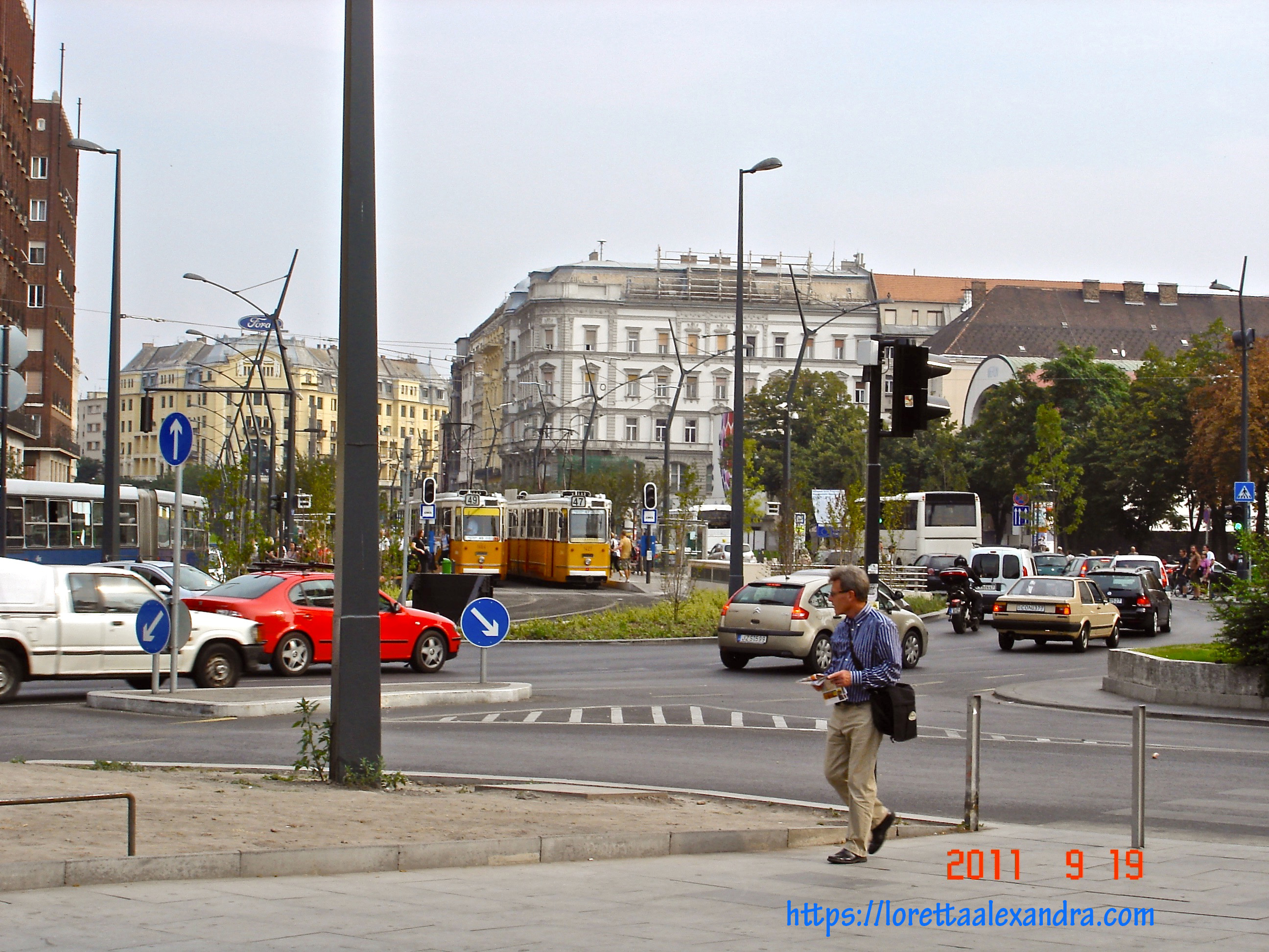 Deák Square, in Central Budapest