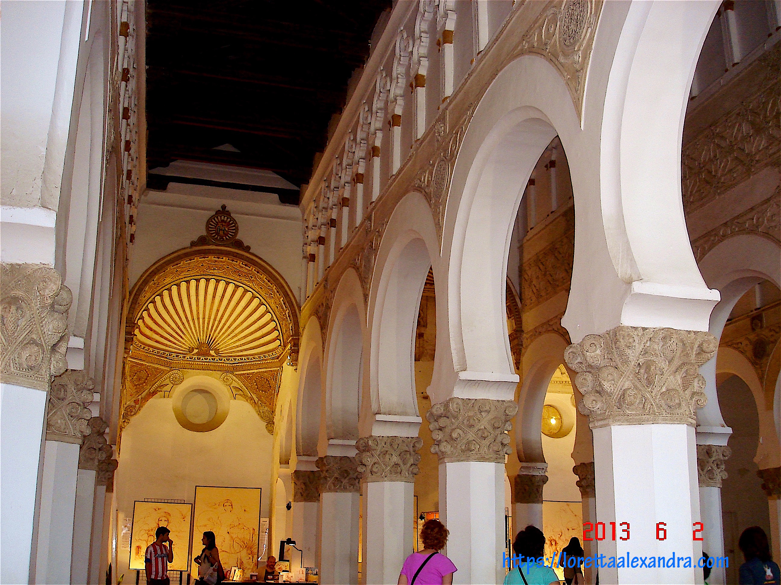 Santa María la Blanca, the former Ibn Shushan Synagogue