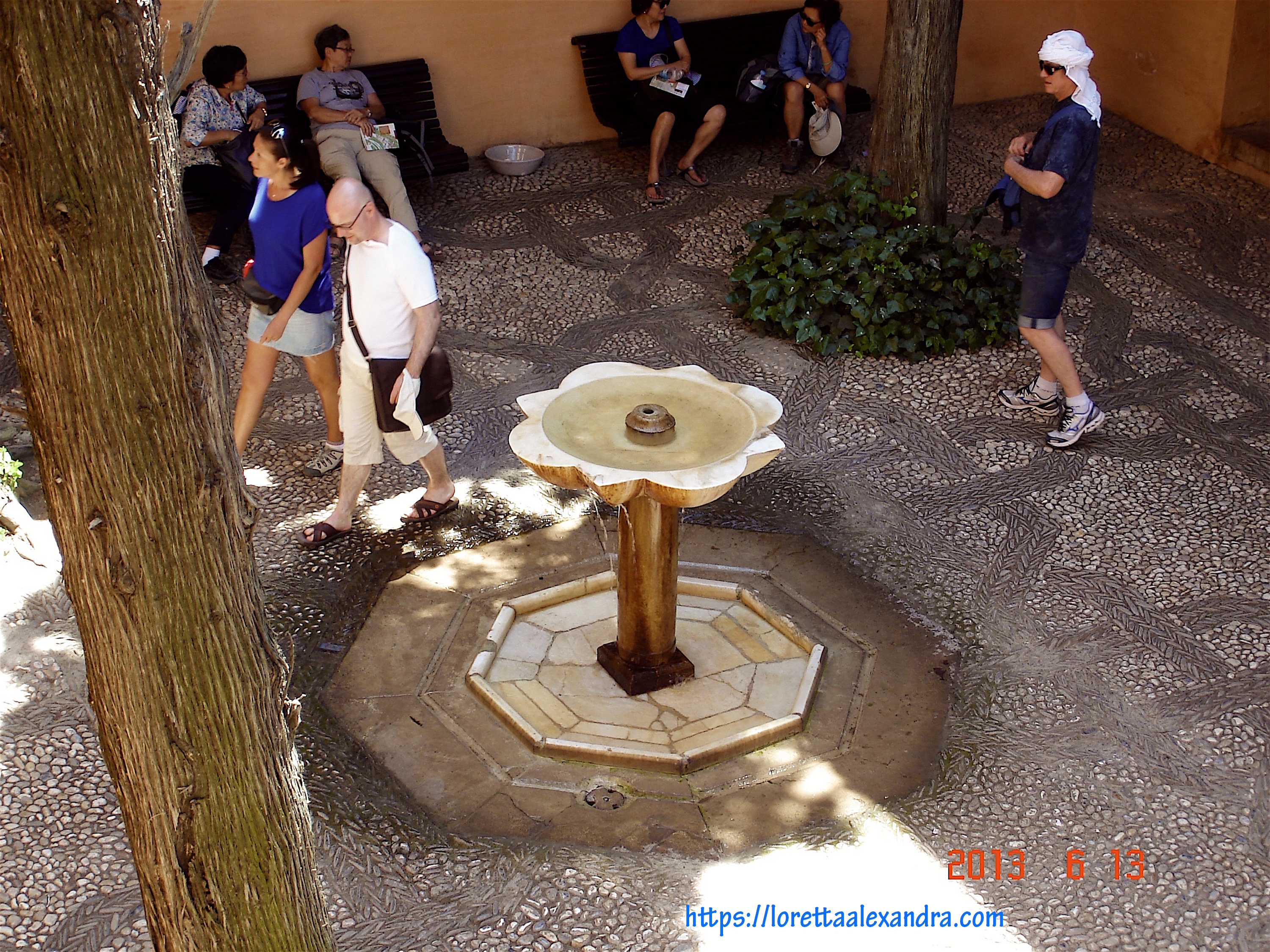 Patio of the Wrought Iron Grille.