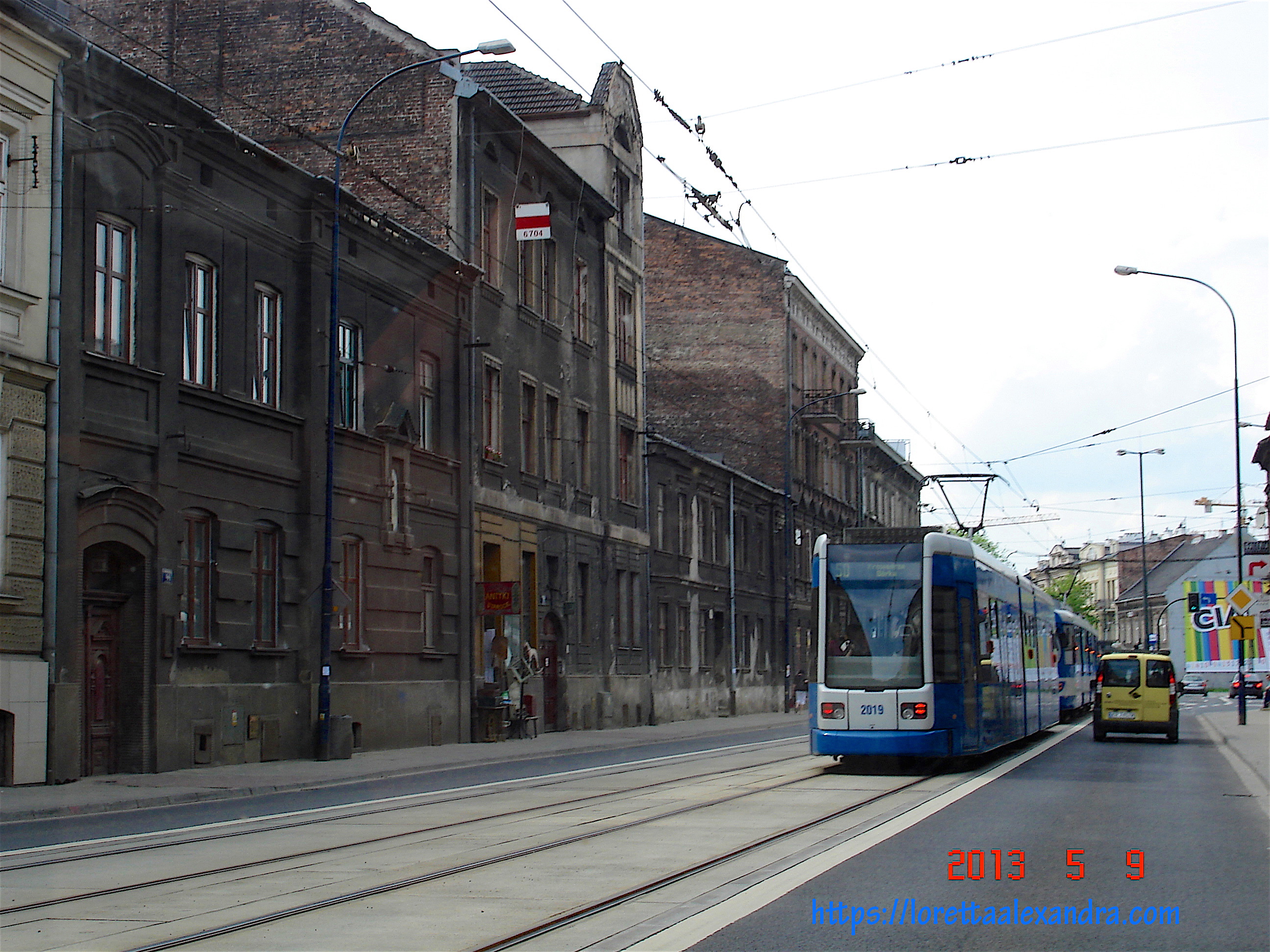 Tram line in Kazimierz
