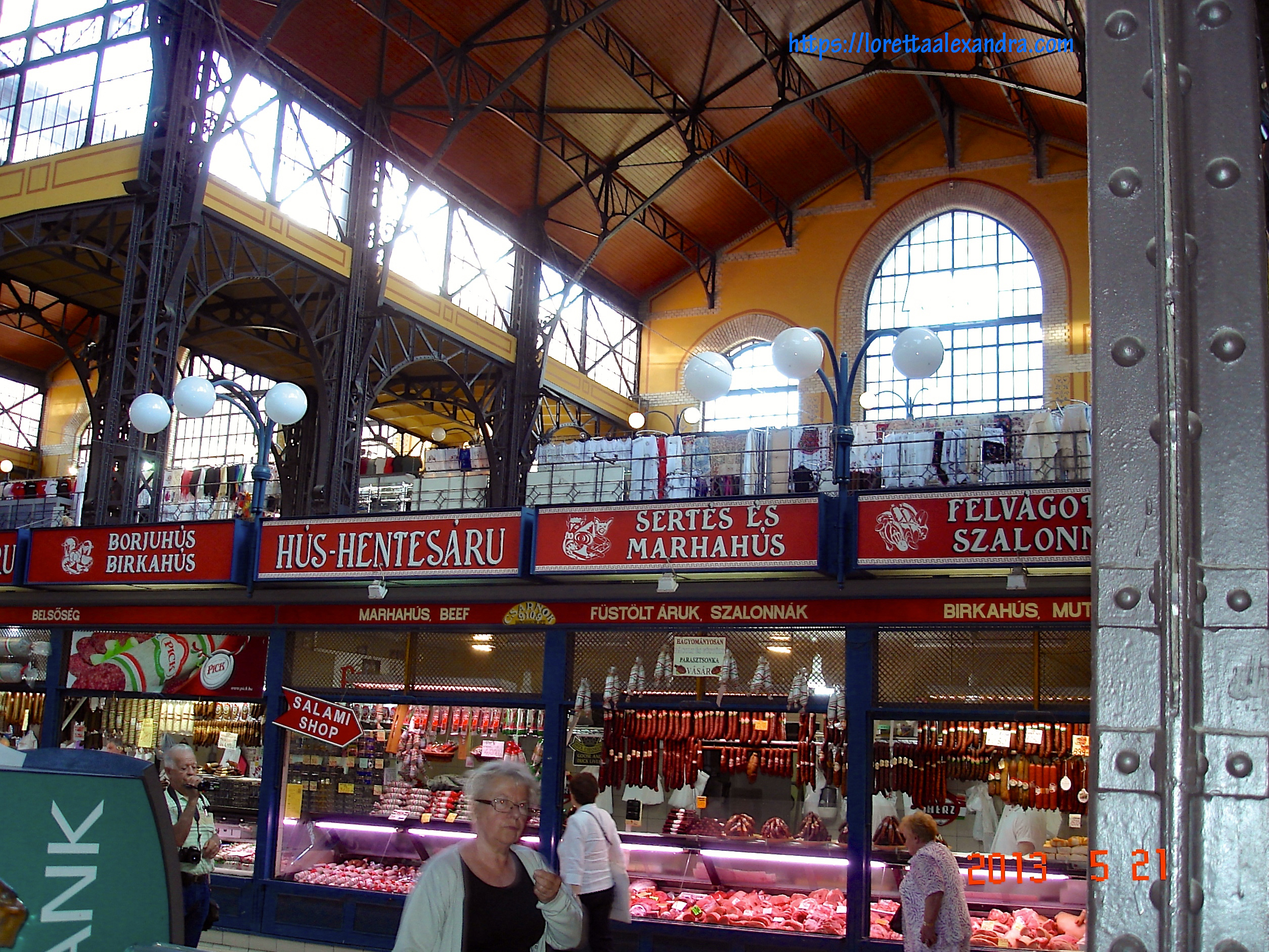 Great Market Hall (Central Market) is Budapest’s oldest and largest indoor market