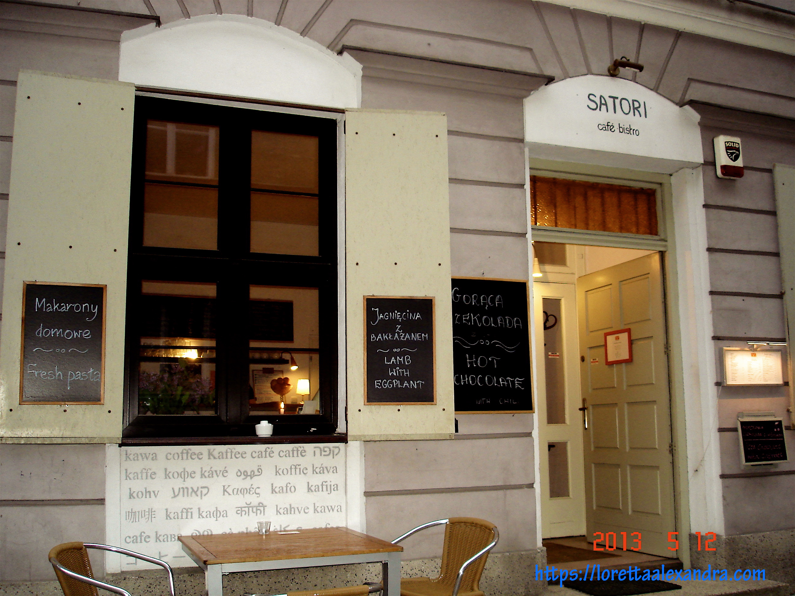 Satori café bistro - Kazimierz district, Kraków