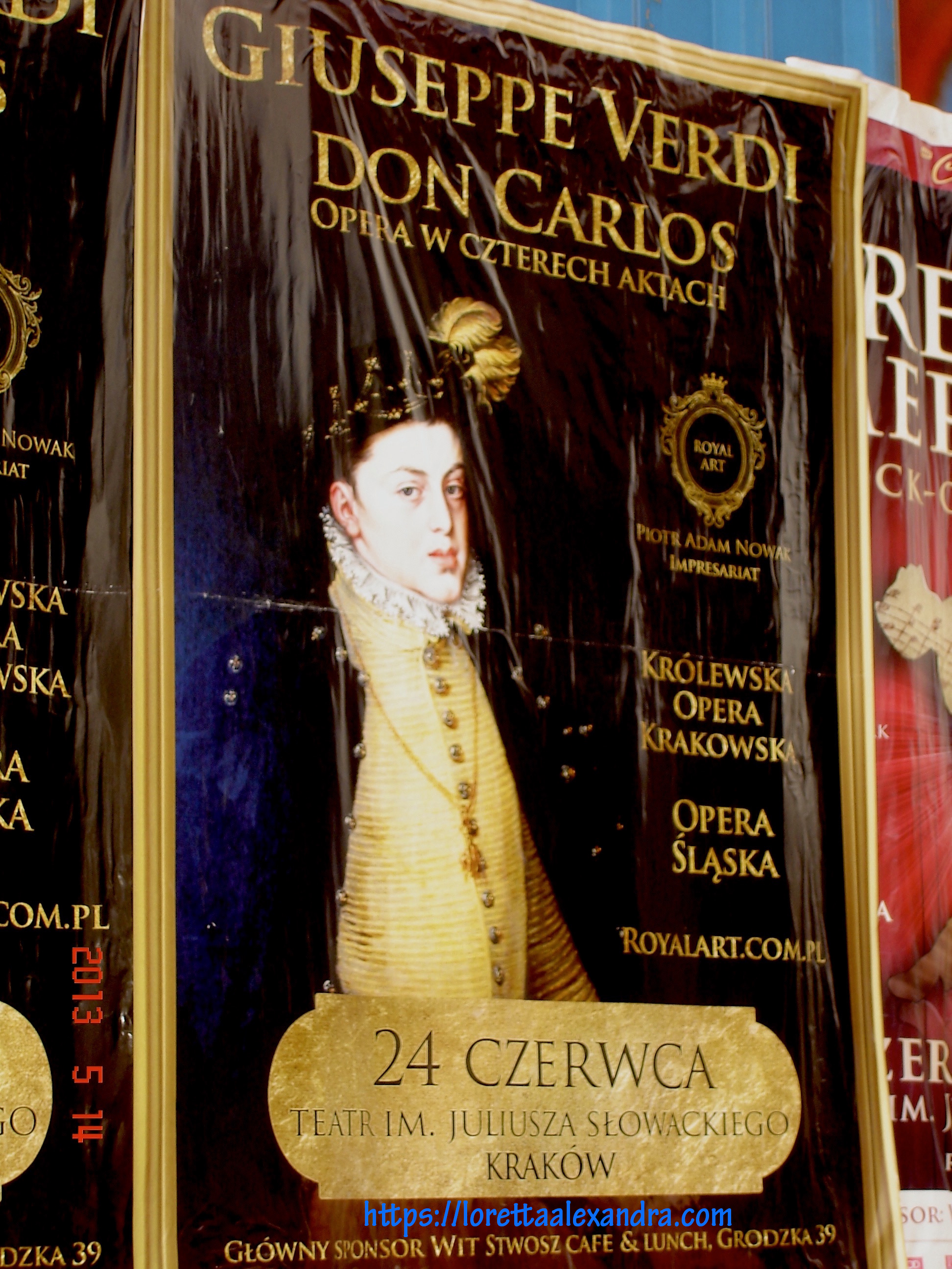 Verdi opera poster, in Kazimierz