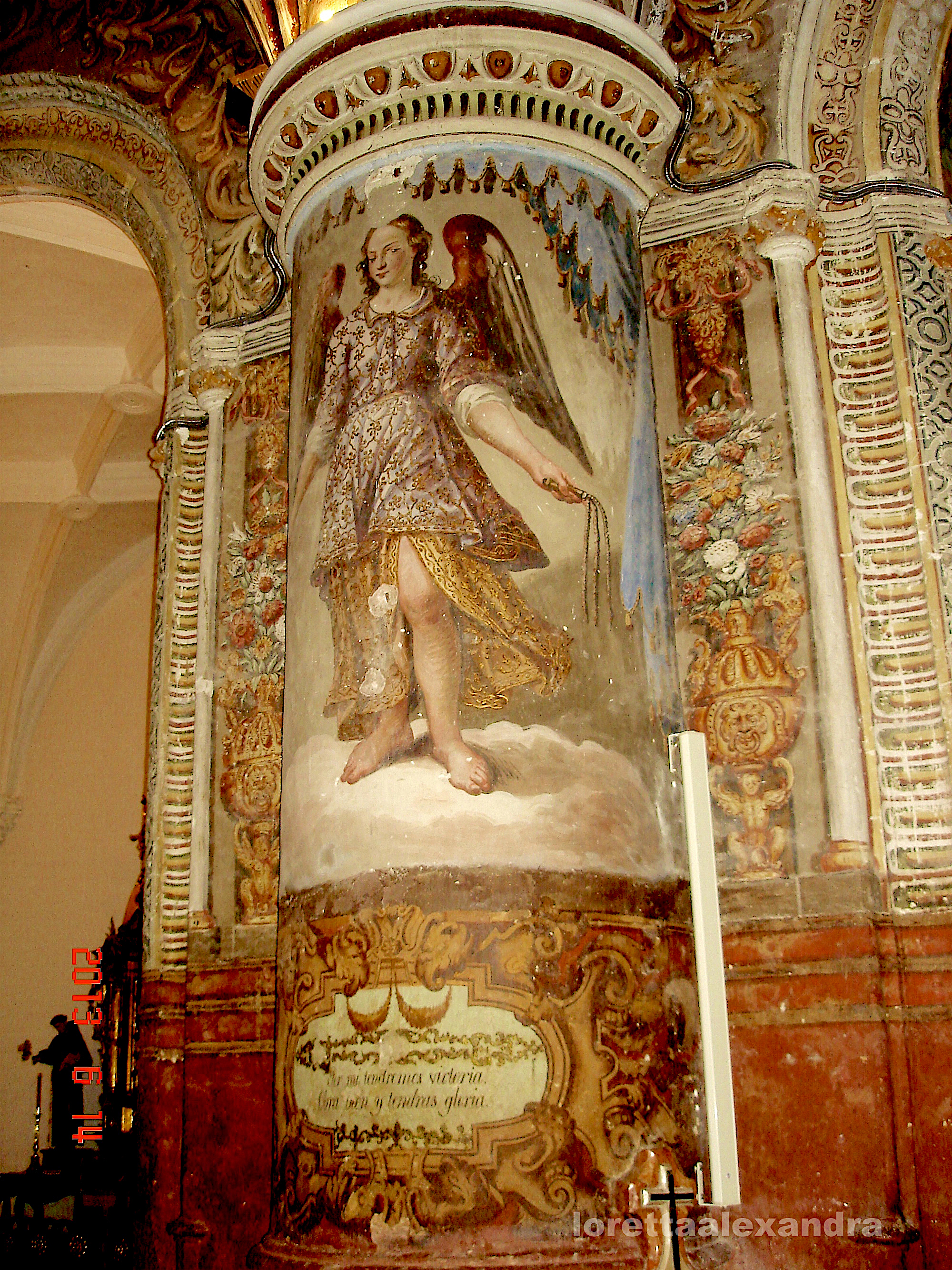 Inside the church of the Monastery of San Jerónimo de Granada