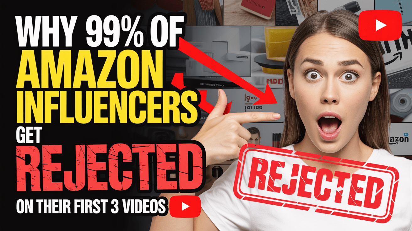 Why 99% of Amazon Influencers Get REJECTED On Their First 3 Videos
