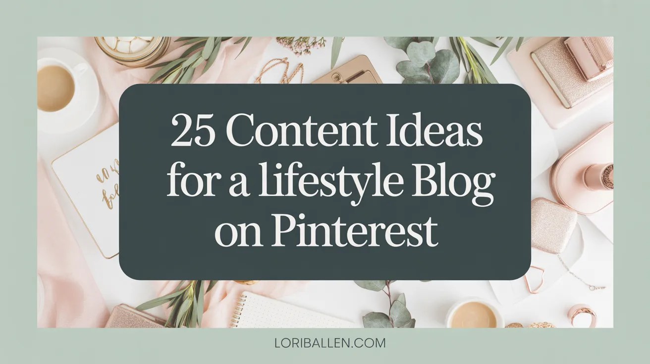 25 Content Ideas for a Lifestyle Blog That Work on Pinterest