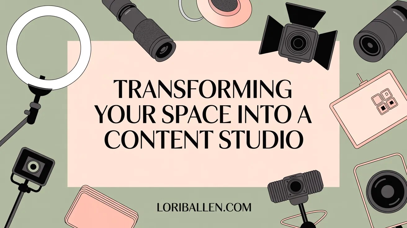 Transforming Your Space Into A Content Studio
