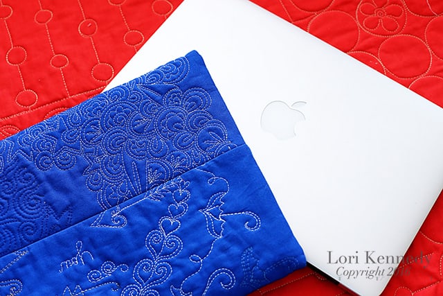 Machine Quilting, Computer Case, Lori Kennedy