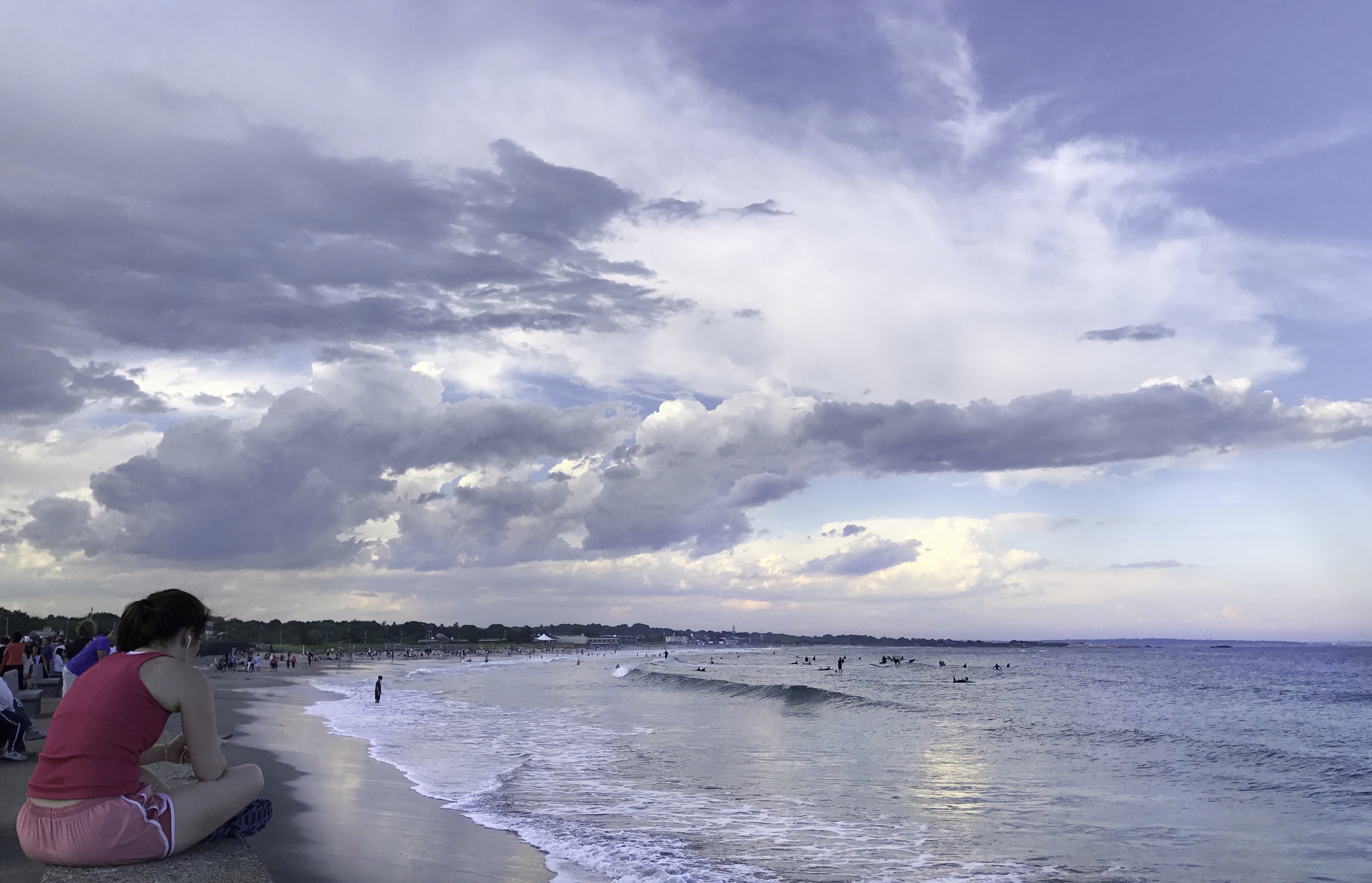 The beach at Narragansett
