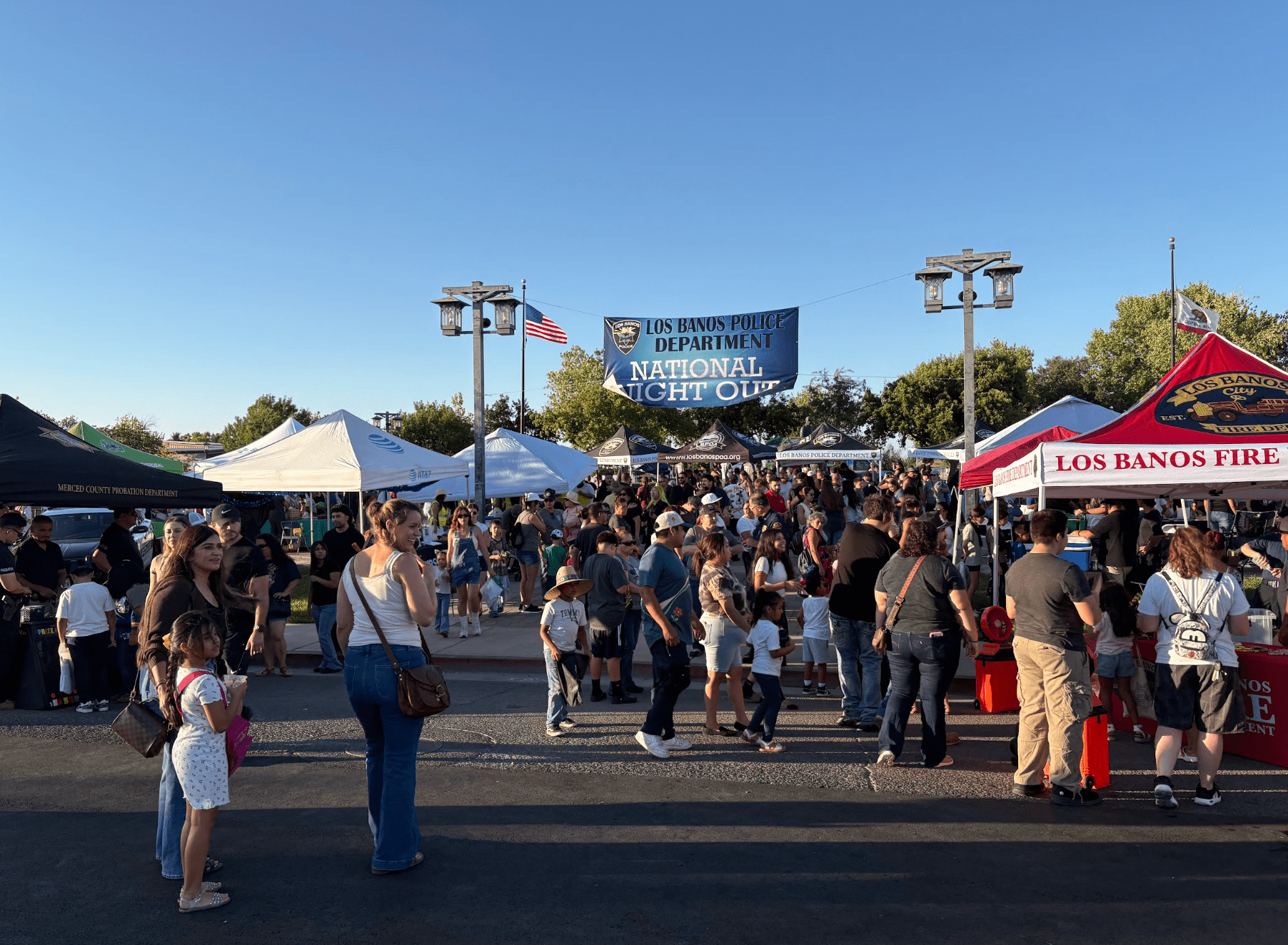 National Night Out Brings Community Together in Downtown Los Banos