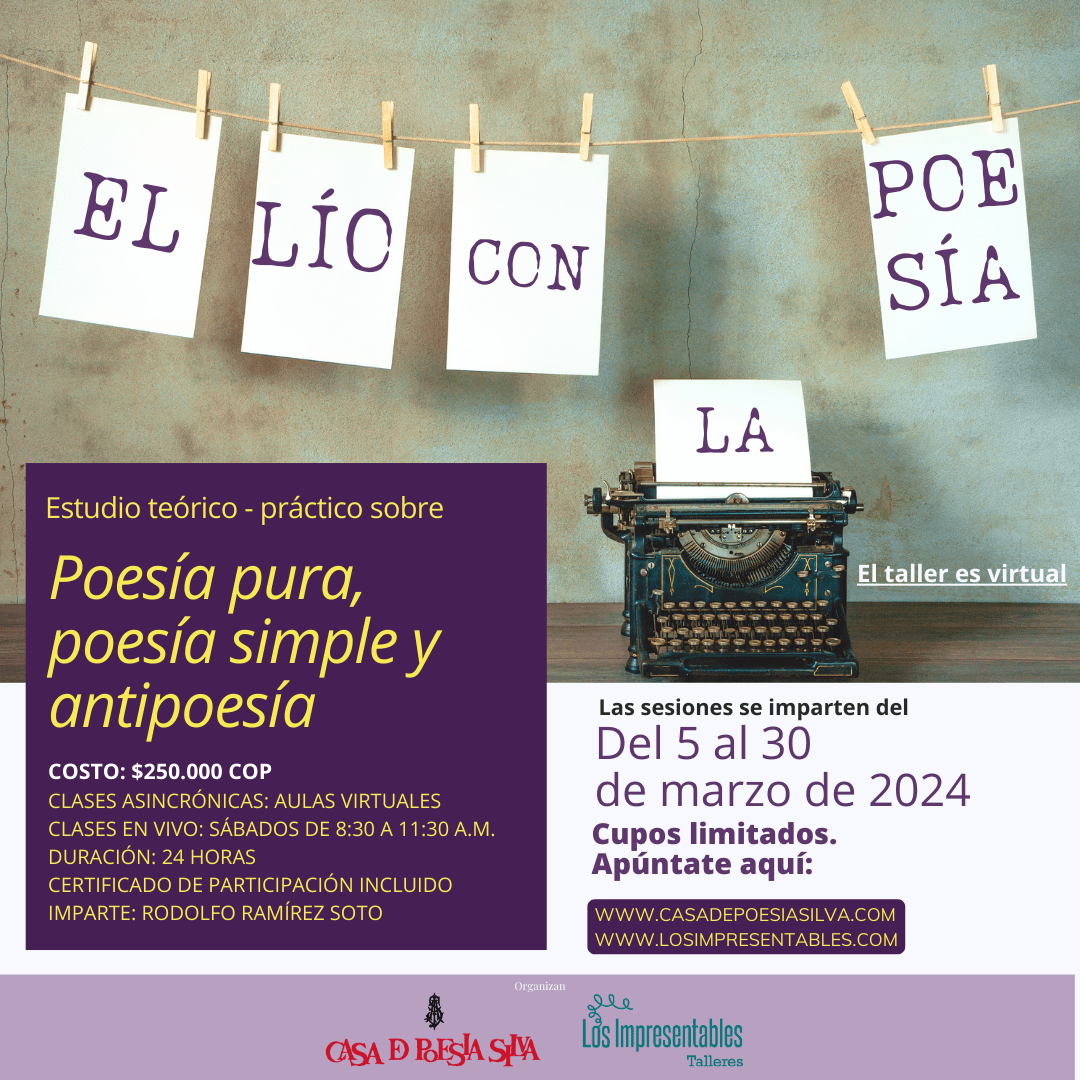 Taller EL LÍO CON LA POESÍA