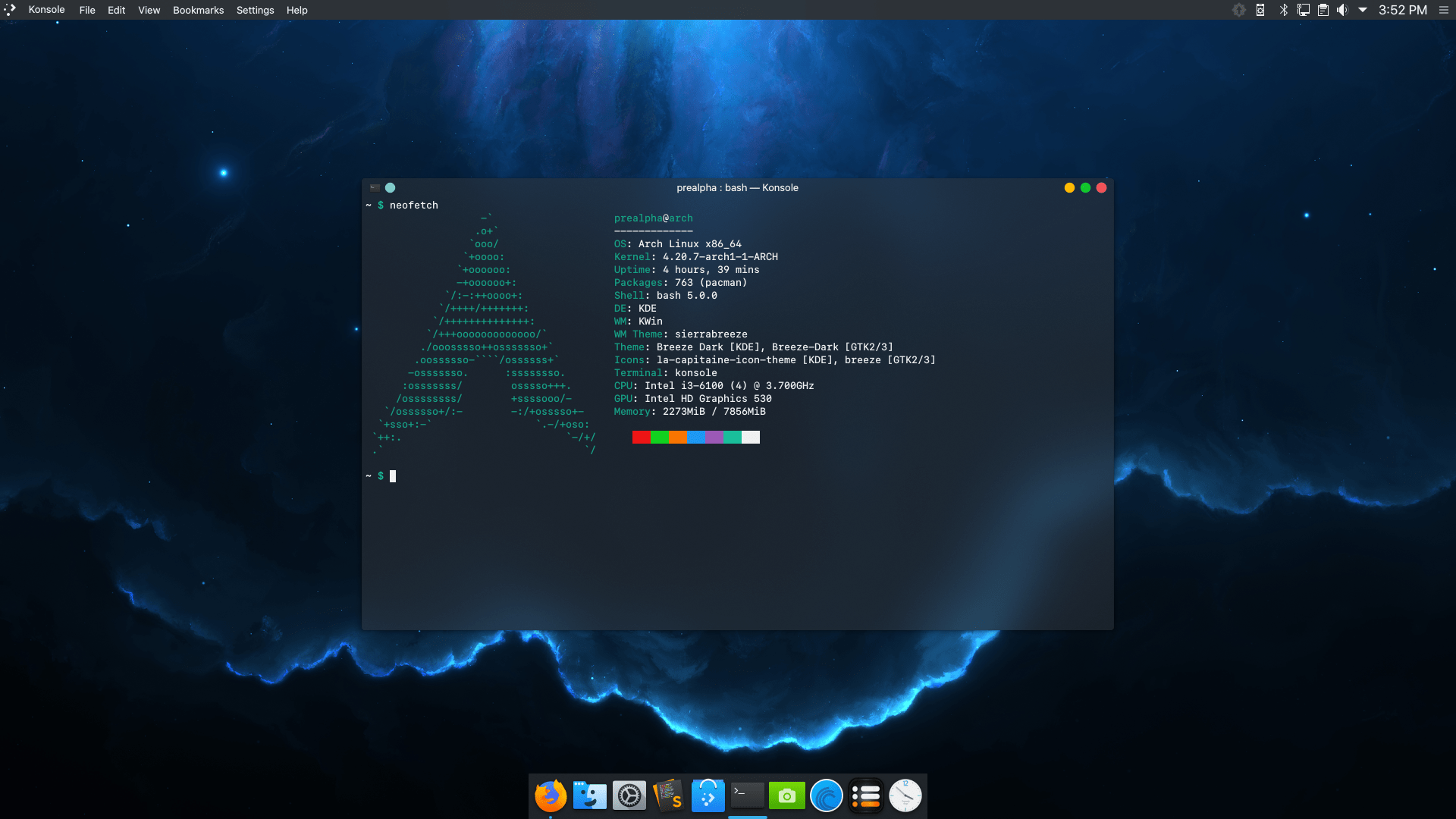 3. Arch Linux.