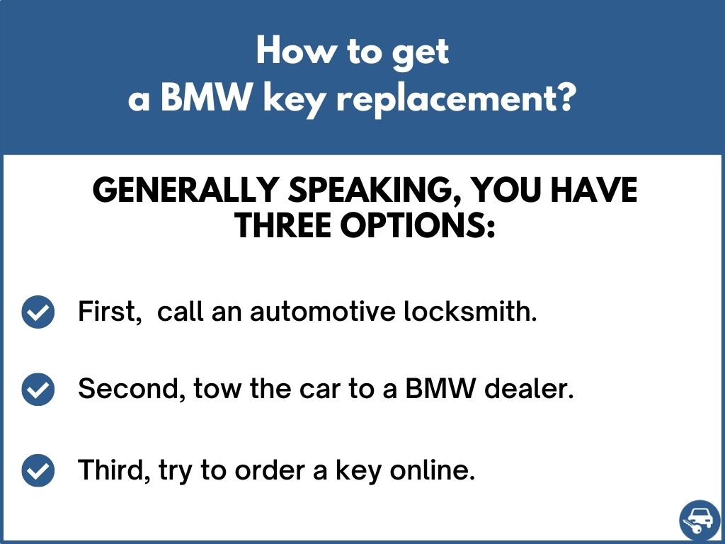 Bmw keys replacement