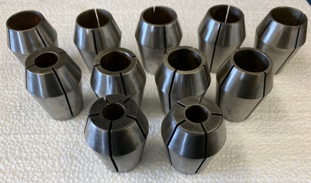 Collets, Universal ZZ Collets $12 ea., Multiple Sizes Available