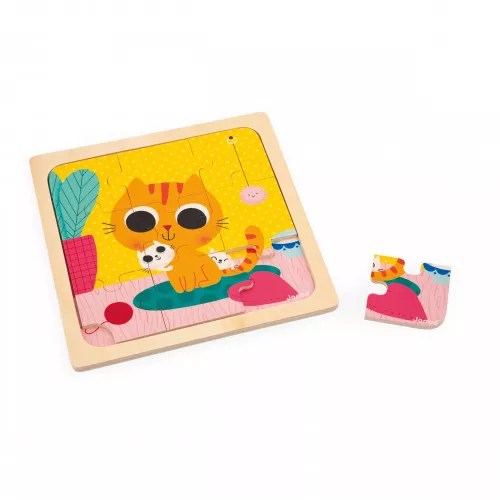 Puzzle in legno - Gatto