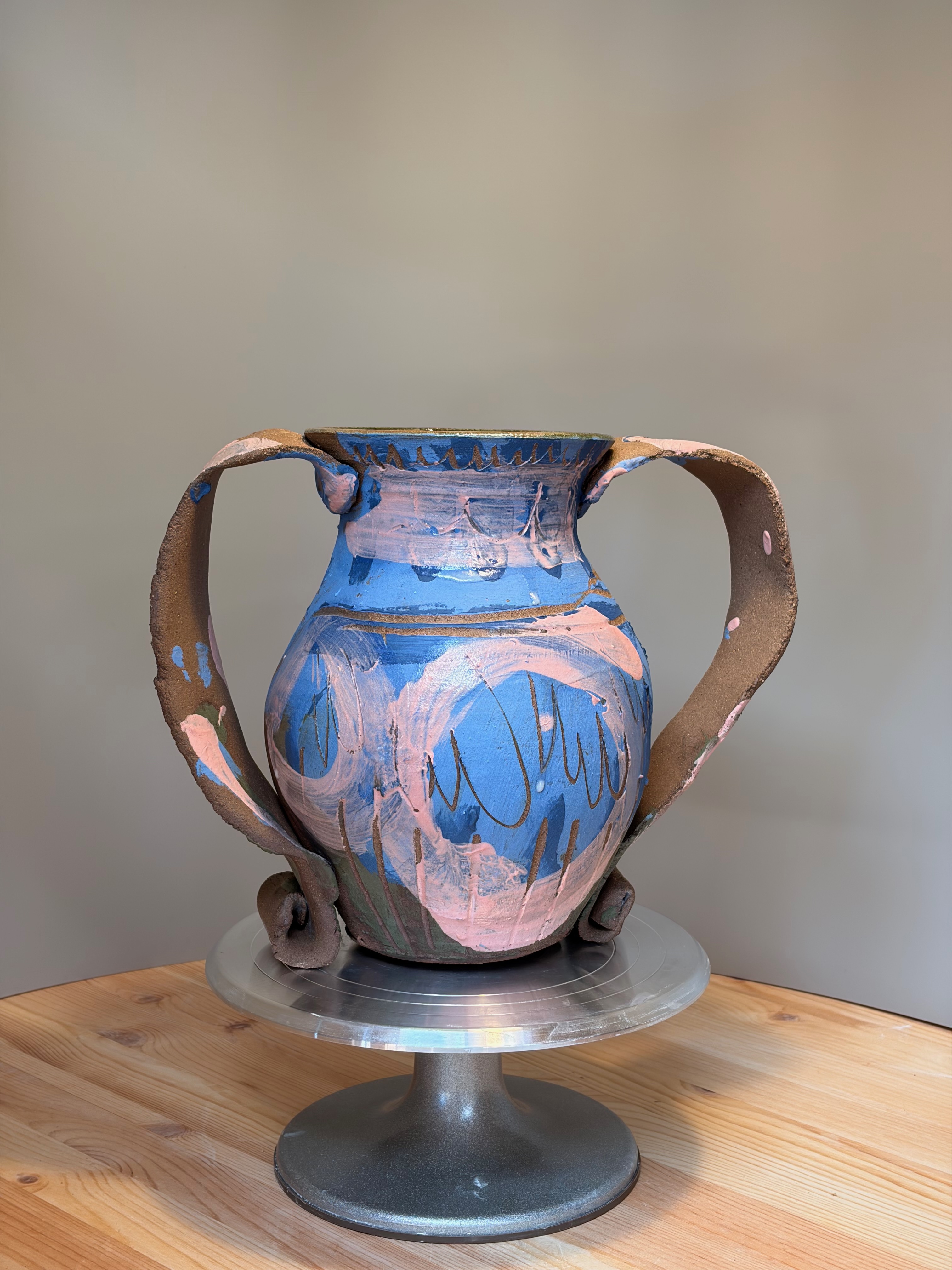 Cobalt bloom vase