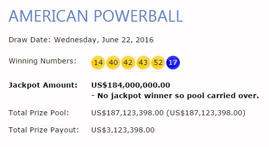 What were the winning powerball numbers tonight?
