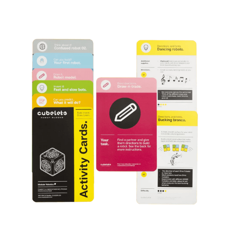 Cubelets Activity Cards