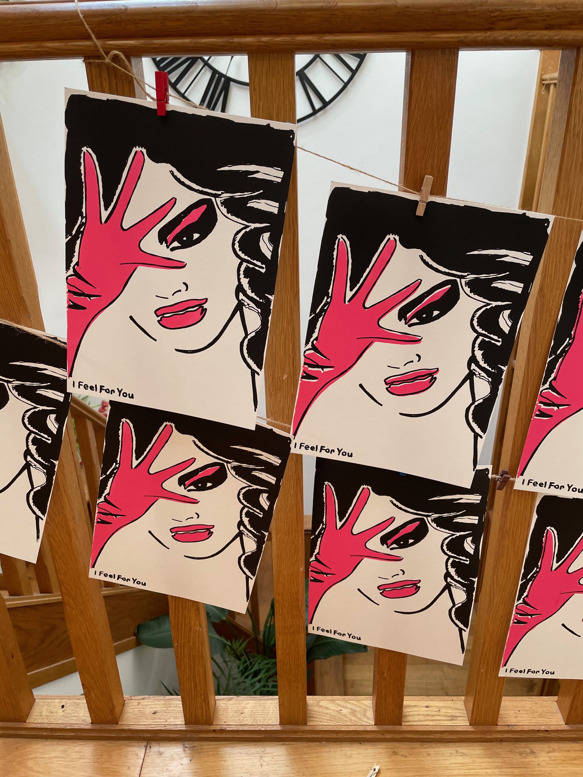 Student Work from Screen Print Workshop