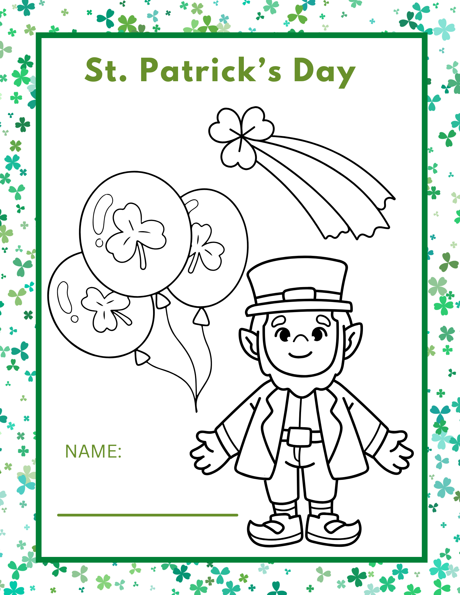 St-Patricks Day Dot-A-Dot
