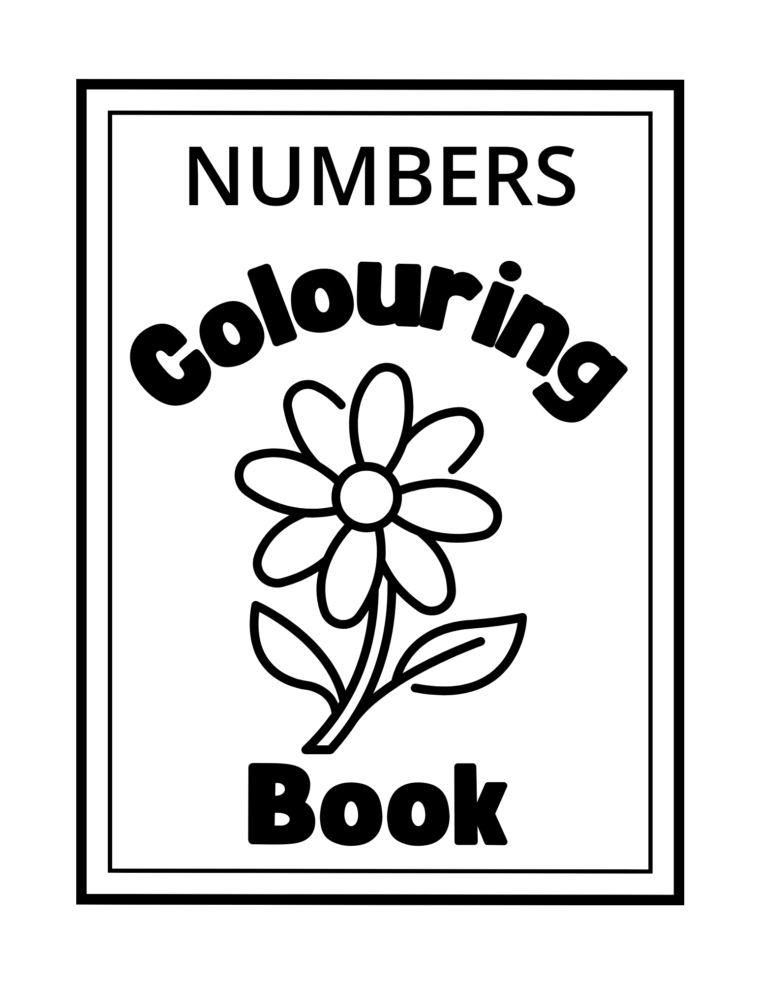 Numbers Colouring Book