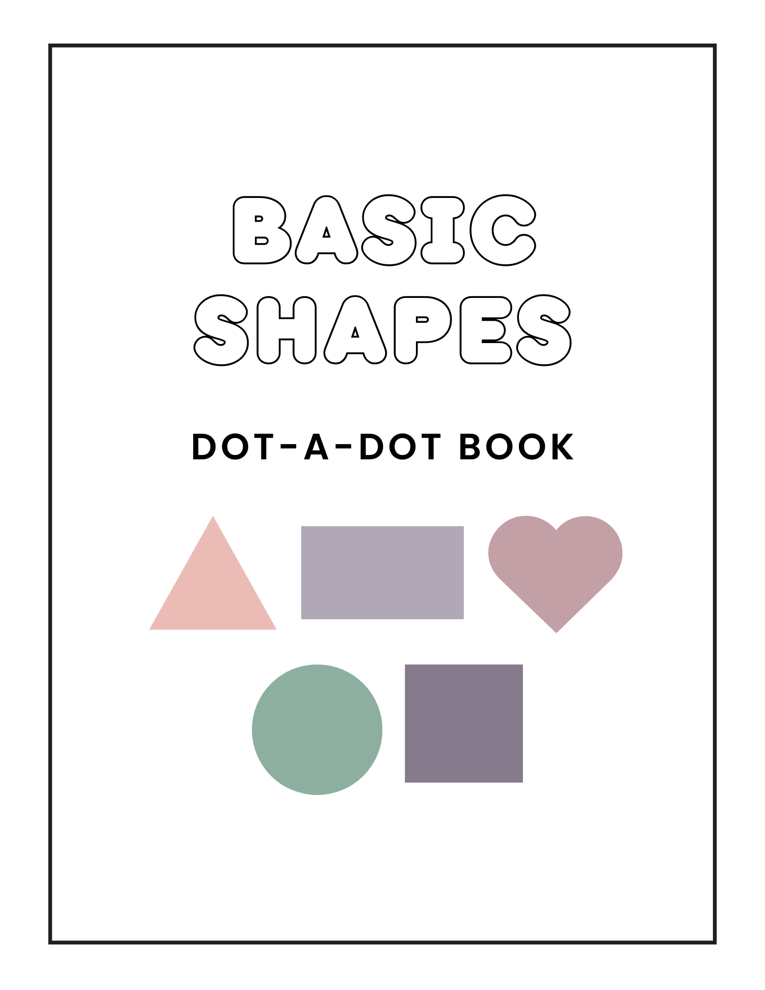 Basic Shapes Dot-A-Dot
