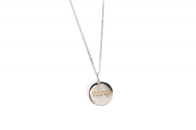 Anchorage police chief mark mew said keyes confessed to killing koenig, as well as killing bill and lorraine currier of essex, vt. Samantha Faye Anchorage Coordinates Ss Pendant Necklace Loveditinalaska Com