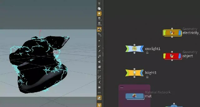 物体表面闪电-豆腐干VFX