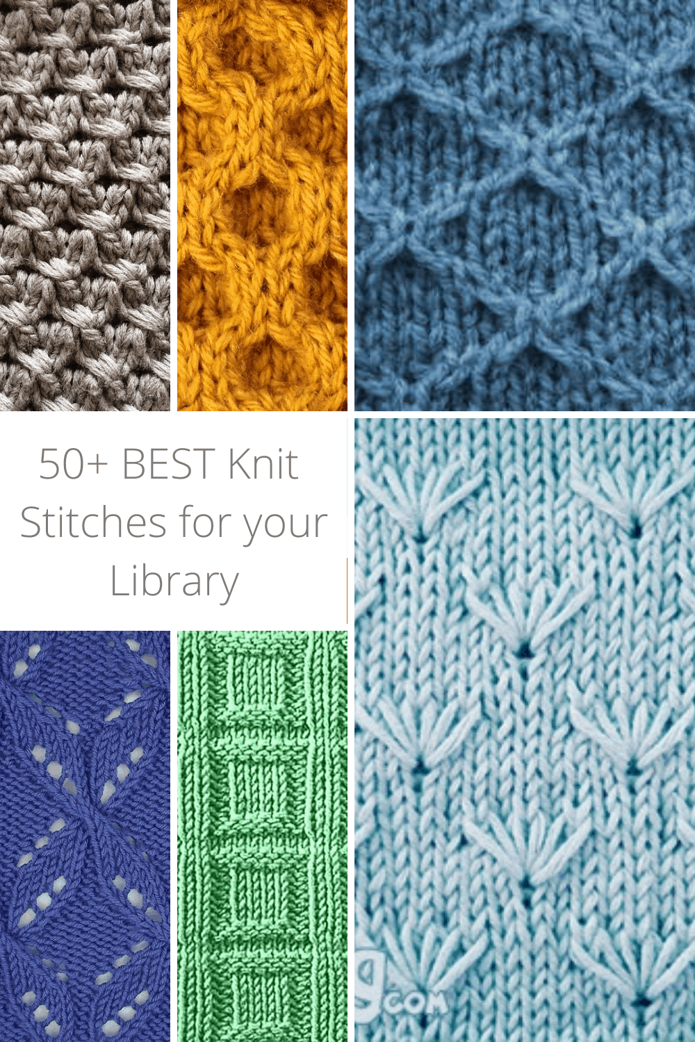 Mollie johanson / the spruce mollie johanson / the spruce slip stitch is a basic crochet stitch that every crocheter. 50 Knitting Stitches To Stretch Your Knitting Skills Love Life Yarn